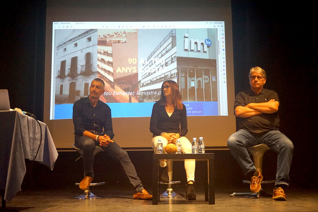 De izquierda a derecha: Santi Ribot, Dra. Anna Vilaseca y Dr. Manel Cervantes 