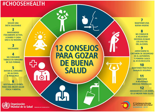 12 consejos para una buena salud